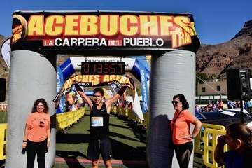 La carrera Acebuches Trail se celebró este domingo en el Barranco de Arguineguín (Foto TA)